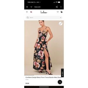 still the one sage green floral print satin maxi dress Lulu's Still the One Emerald Green Floral Print Satin Maxi Dress L Wedding  Party